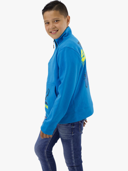 Sudadera skater azul