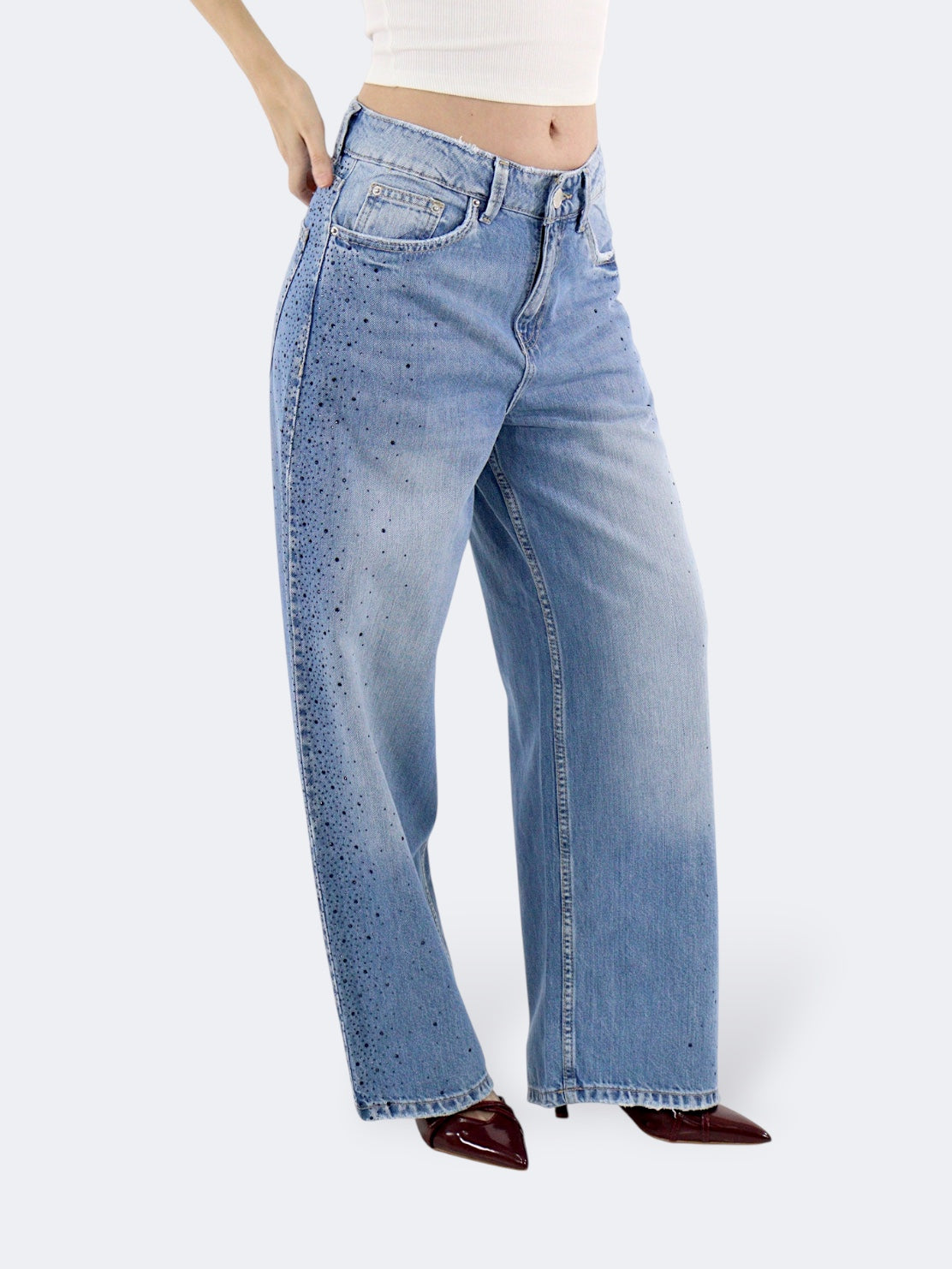 Jeans Baggy Brillos