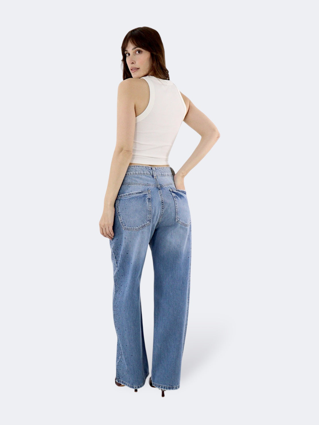Jeans Baggy Brillos