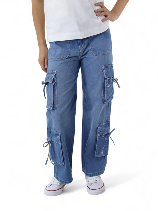 Jeans Cargo Wide Leg
