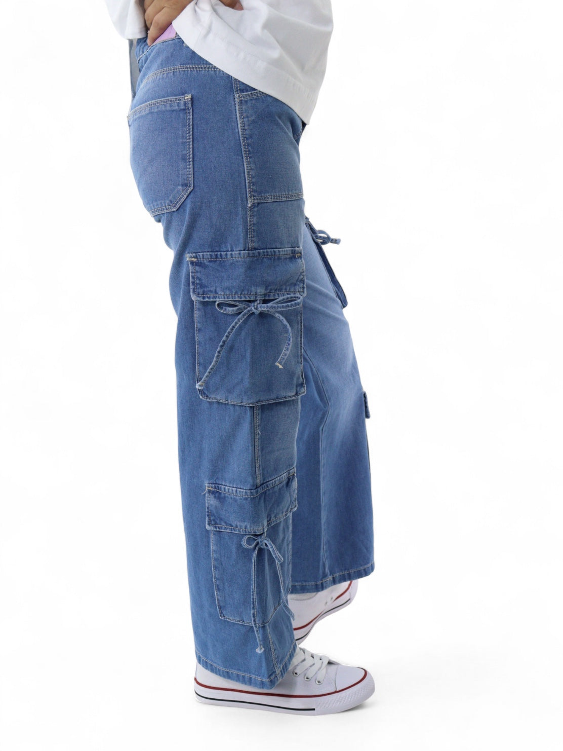Jeans Cargo Wide Leg