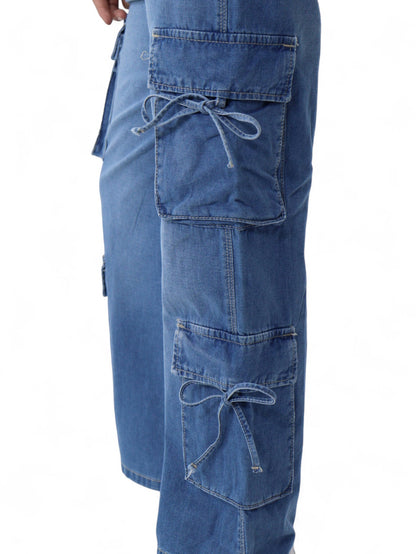 Jeans Cargo Wide Leg