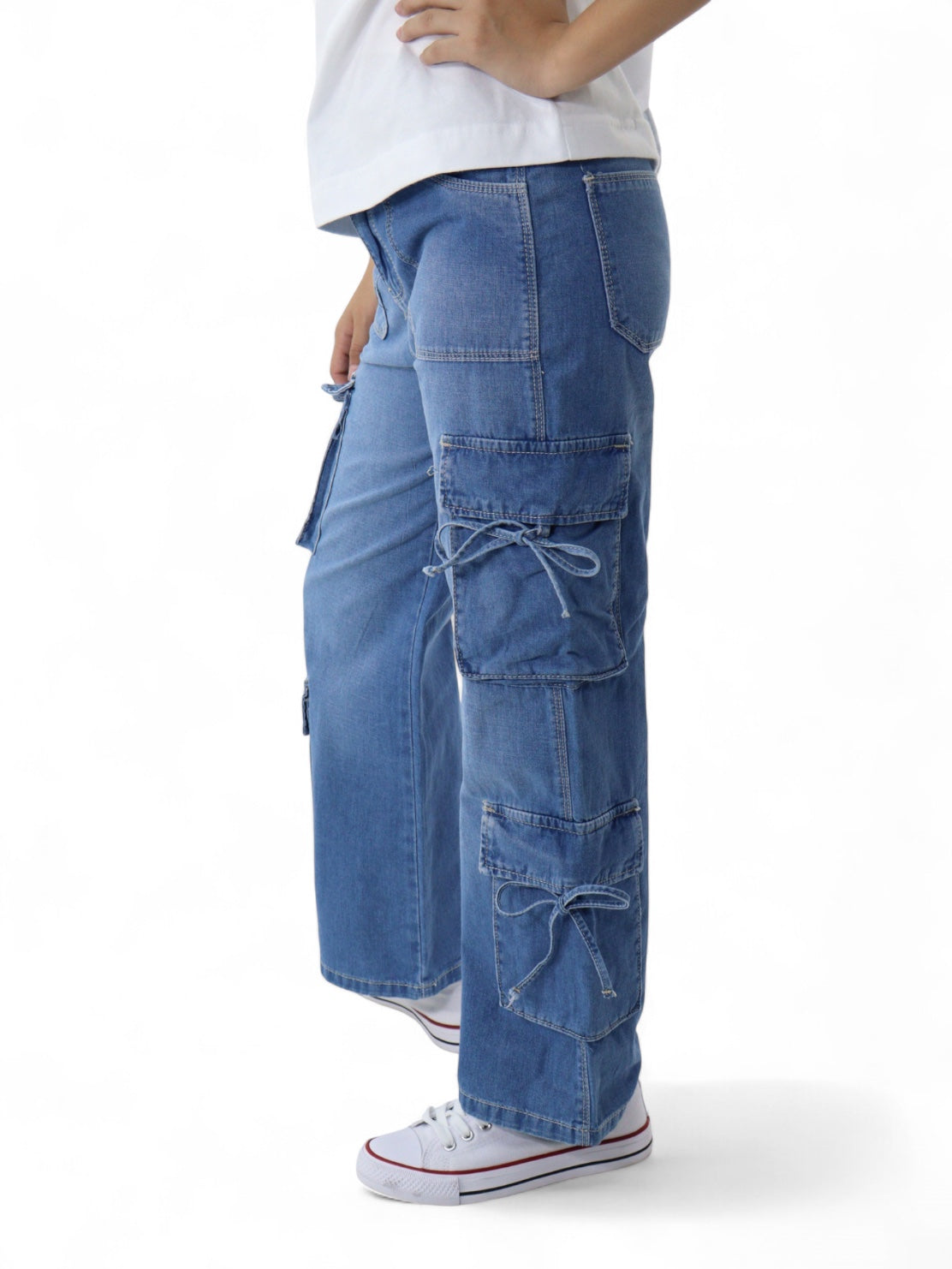 Jeans Cargo Wide Leg