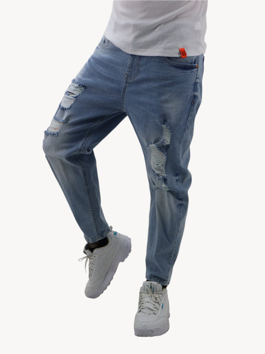 Jeans loose azul claro