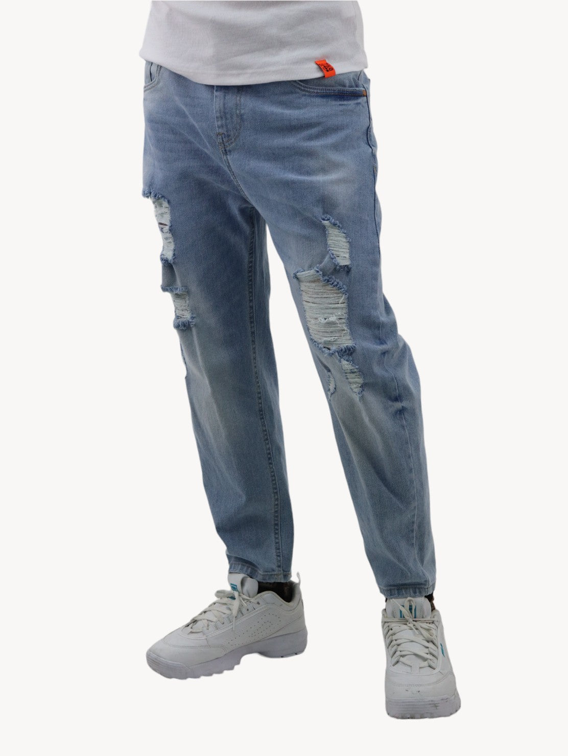 Jeans loose azul claro