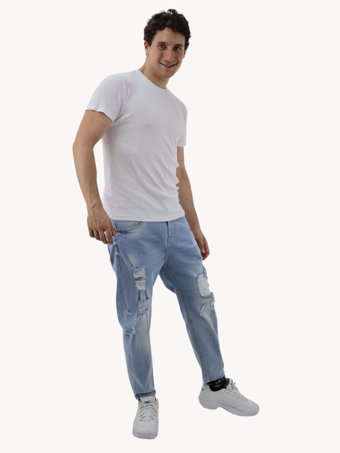 Jeans loose azul claro