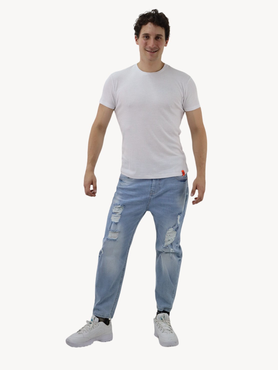 Jeans loose azul claro