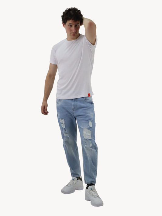 Jeans loose azul claro