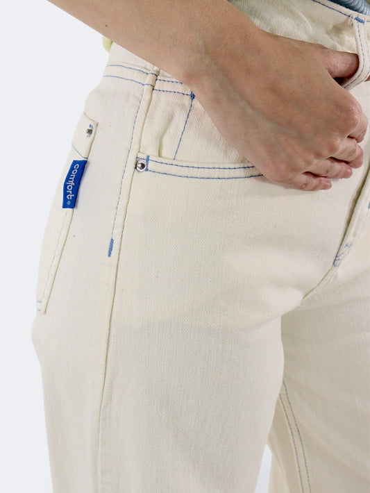 Jeans Wide-Tiro Alto