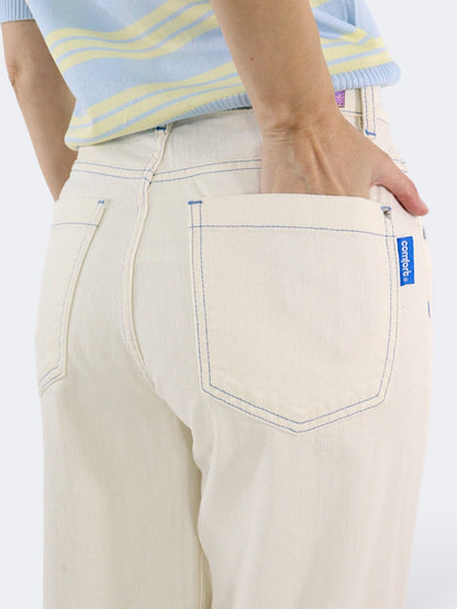 Jeans Wide-Tiro Alto