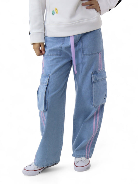 Jeans Cargo Wide Leg
