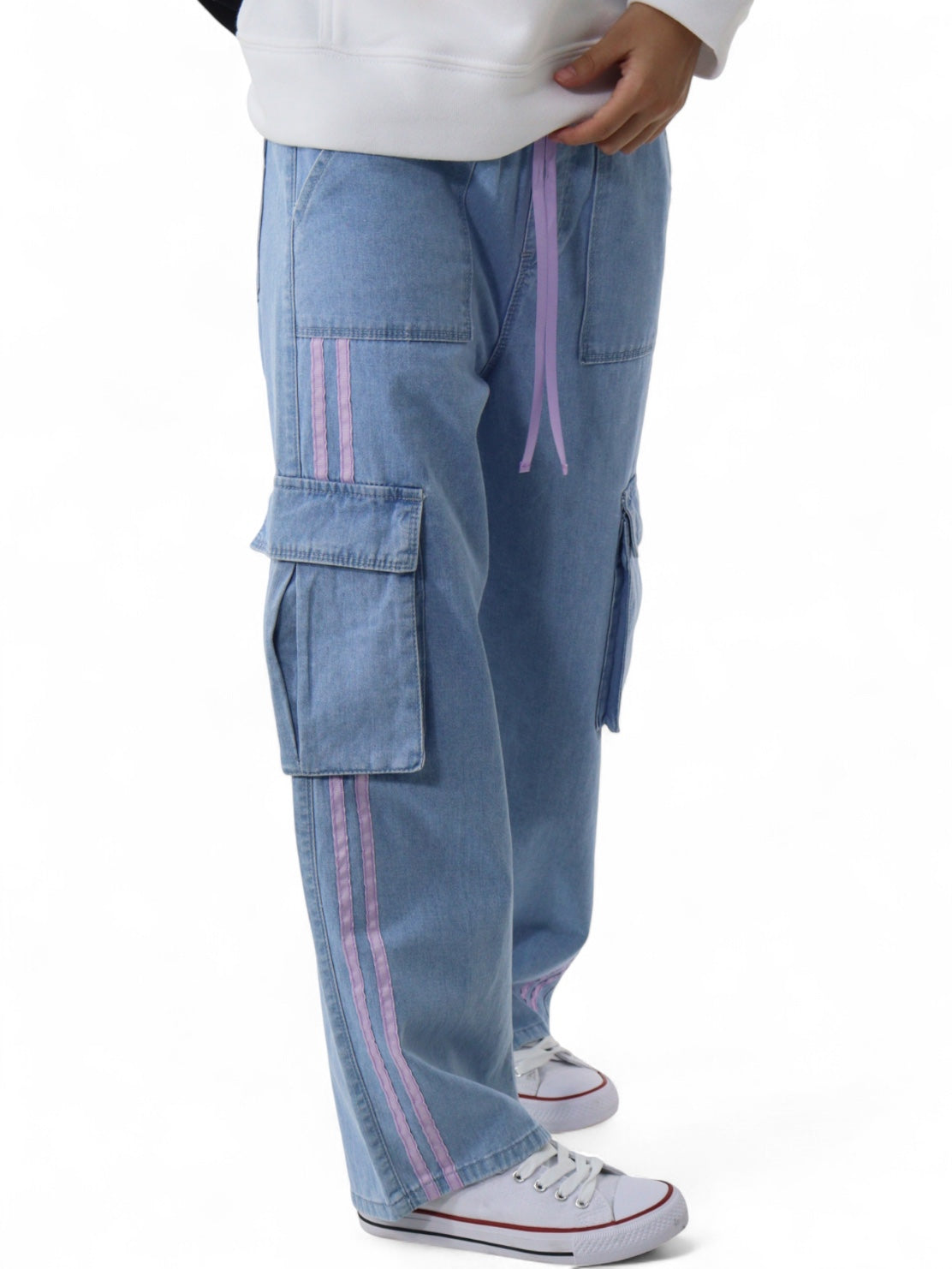 Jeans Cargo Wide Leg