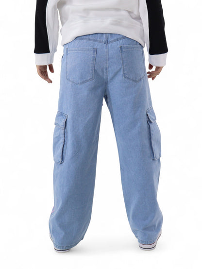 Jeans Cargo Wide Leg