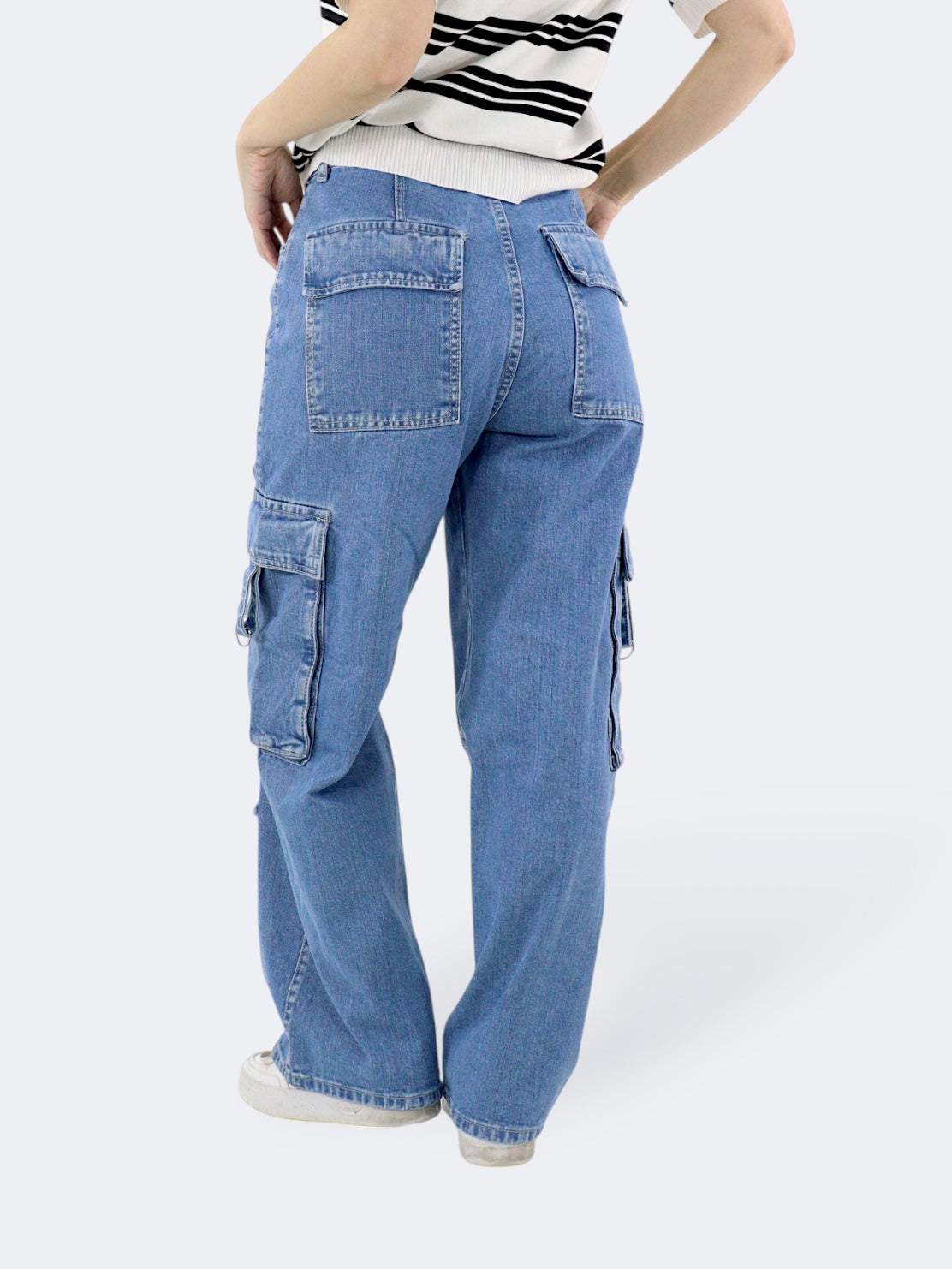 Jeans Wide Leg Cargo