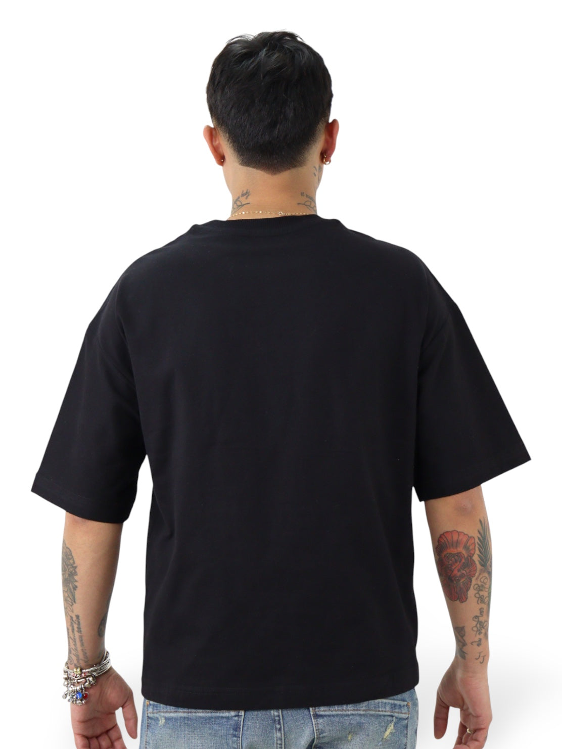 Playera Boxy Fit Con Brillos