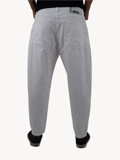 Jeans loose blanco