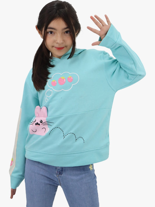 Sudadera con diseño de conejo