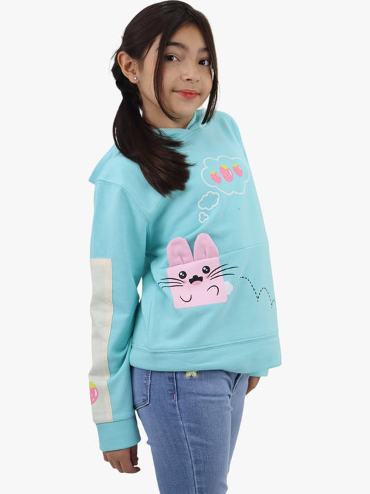 Sudadera con diseño de conejo