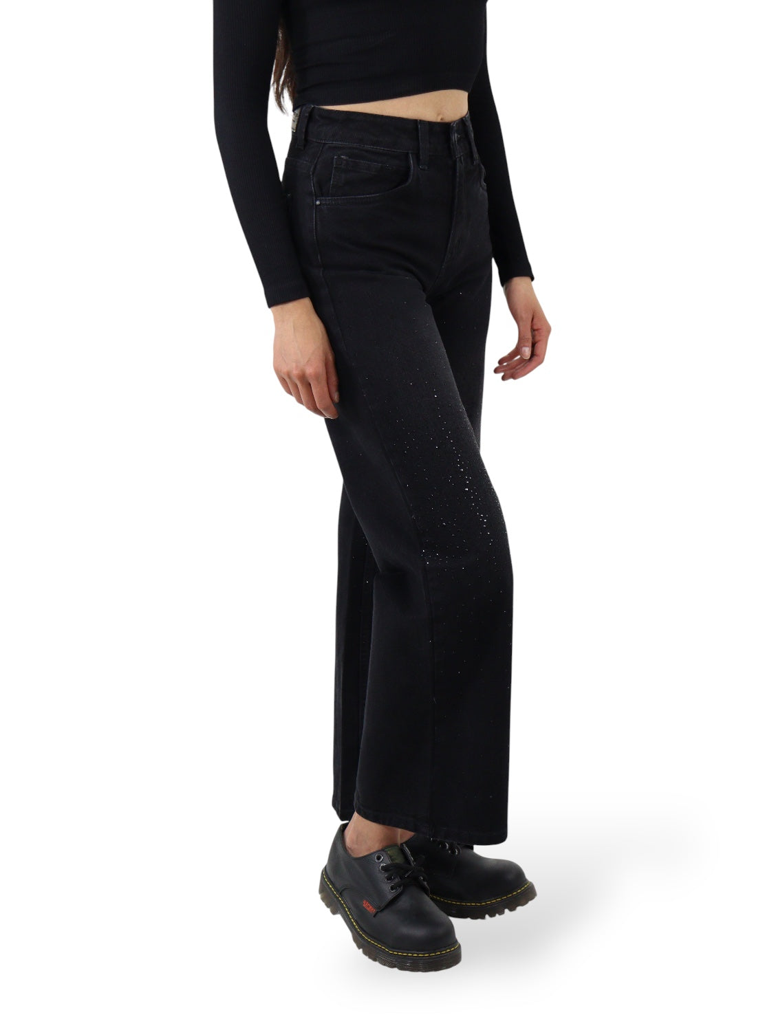 Jeans Wide Leg Brillos