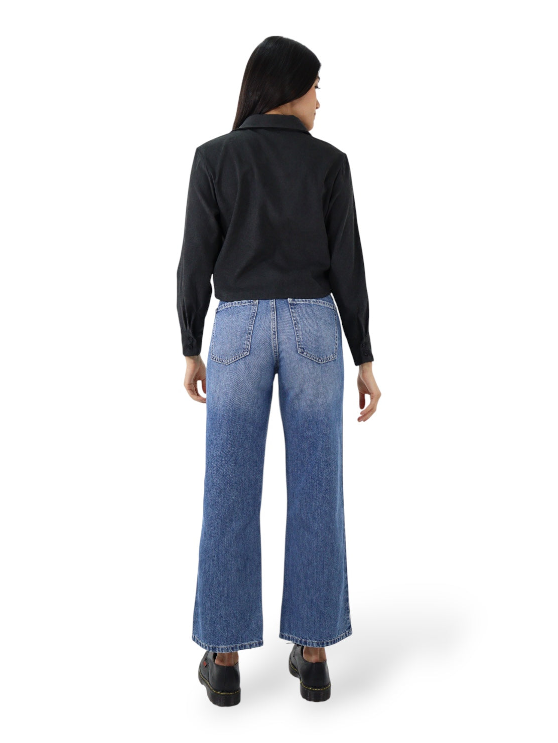 Jeans Wide Leg Brillos