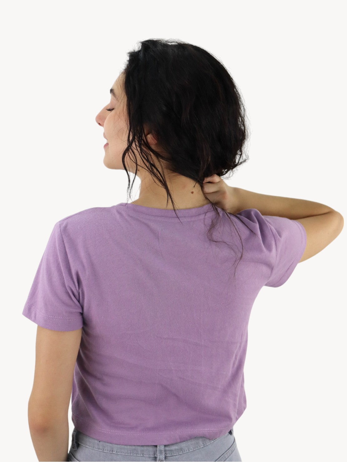 Playera slim size de color lila