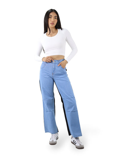 Jeans Baggy Bicolor