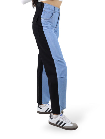 Jeans Baggy Bicolor