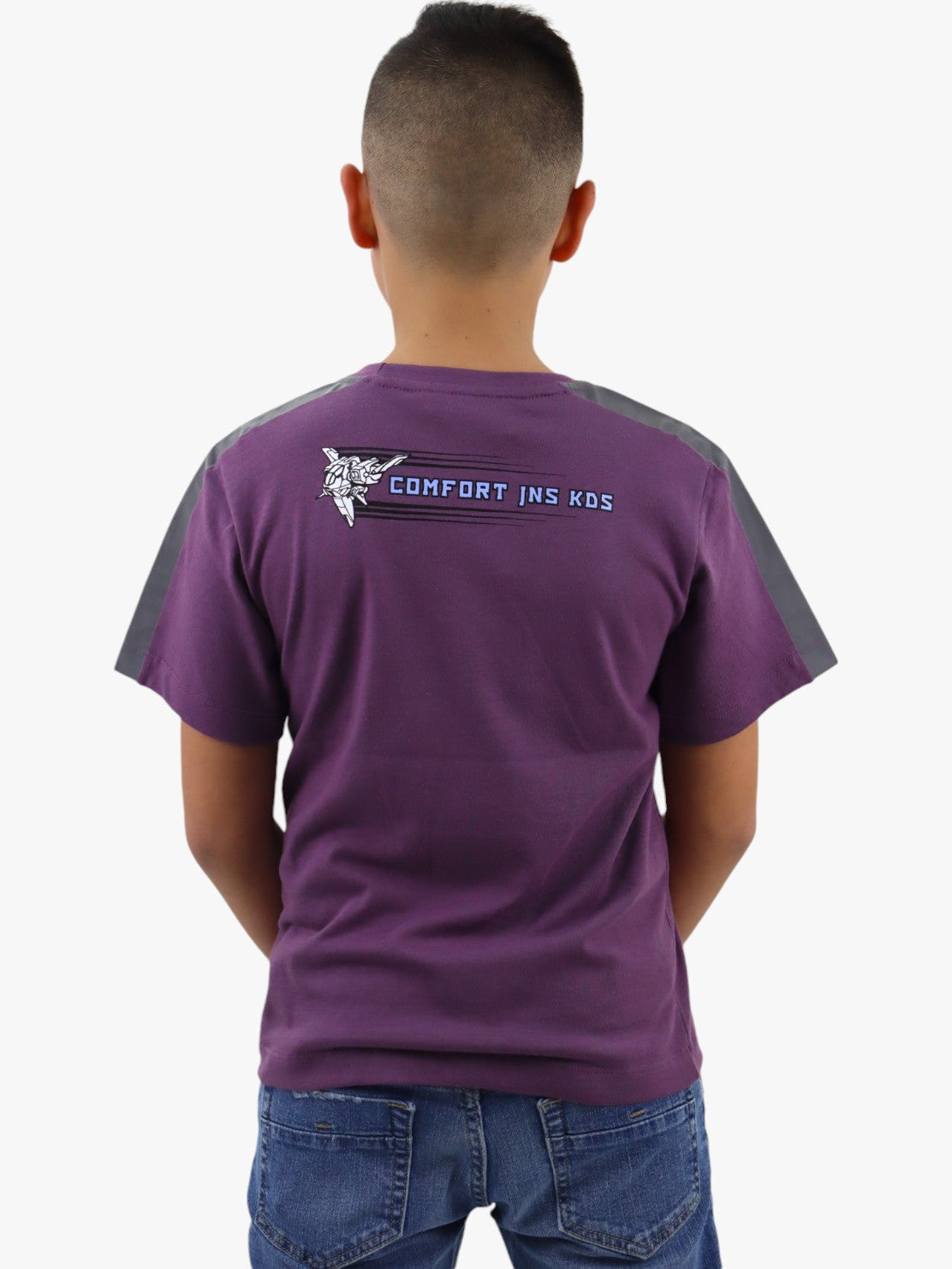 Playera manga corta con estampado