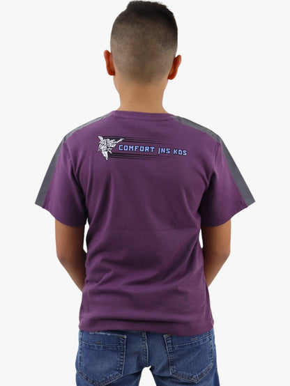 Playera manga corta con estampado