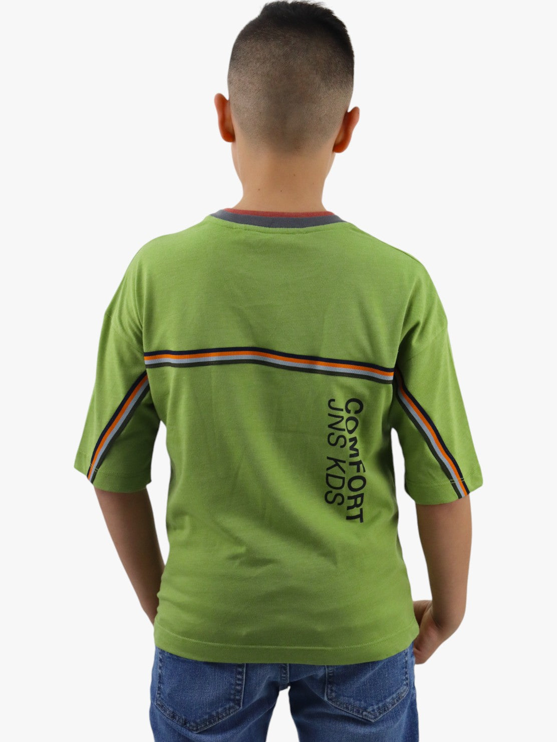 Playera manga corta con estampado