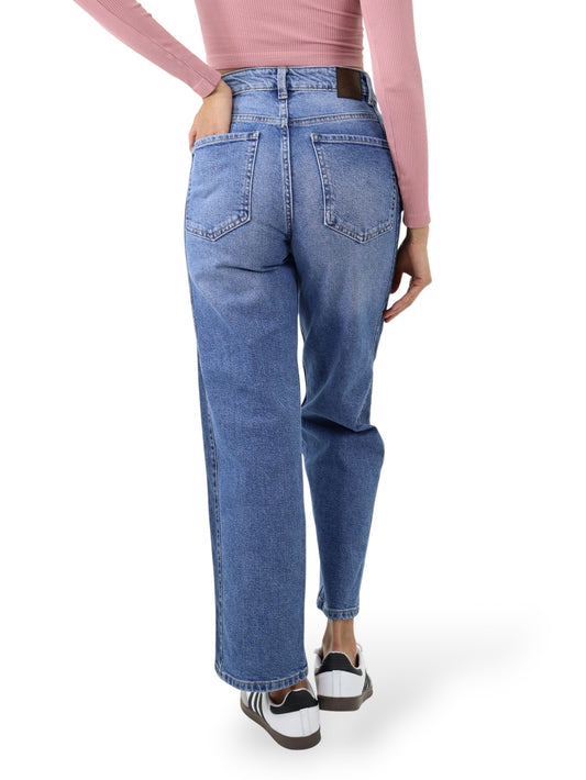 Jeans Baggy-Tiro Alto