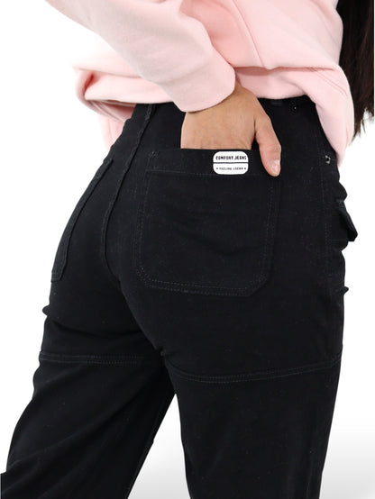 Jeans Baggy-Tiro Alto