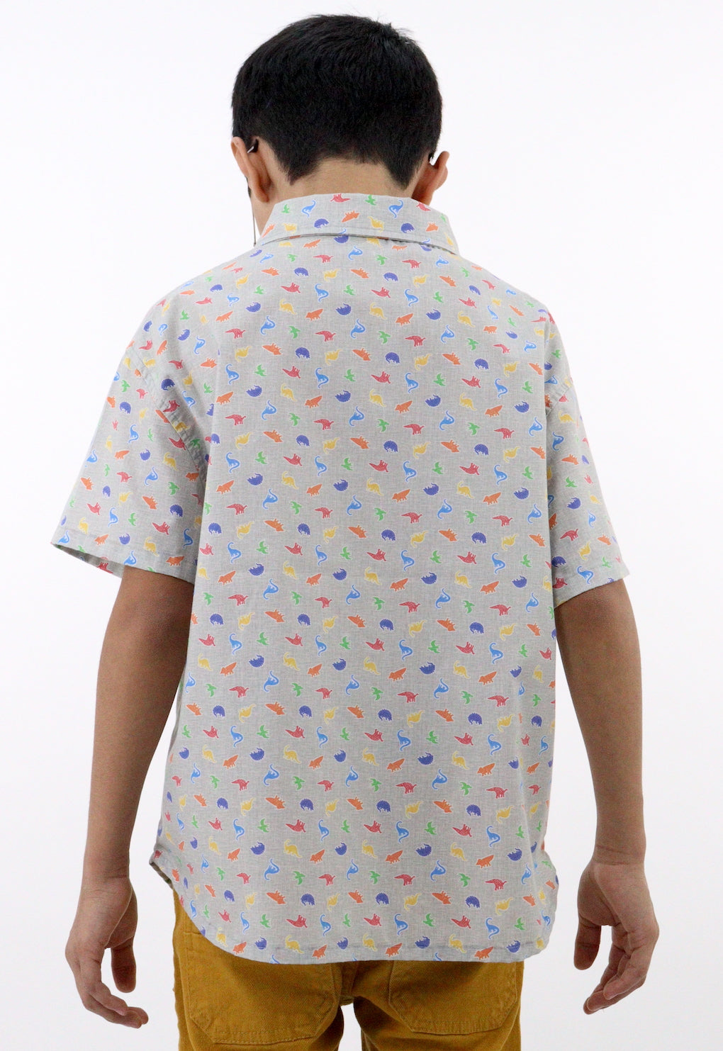 Camisa manga corta con print de dinosaurios