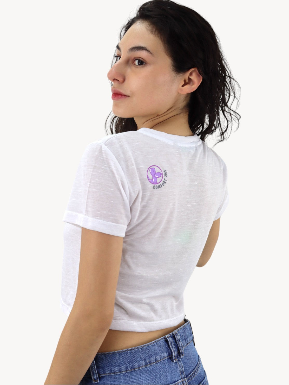 Playera slim size con estampado