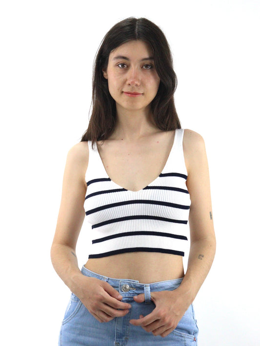 Blusa tank a rayas