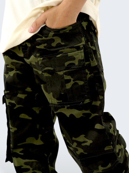 Pantalón Wide Leg Cargo