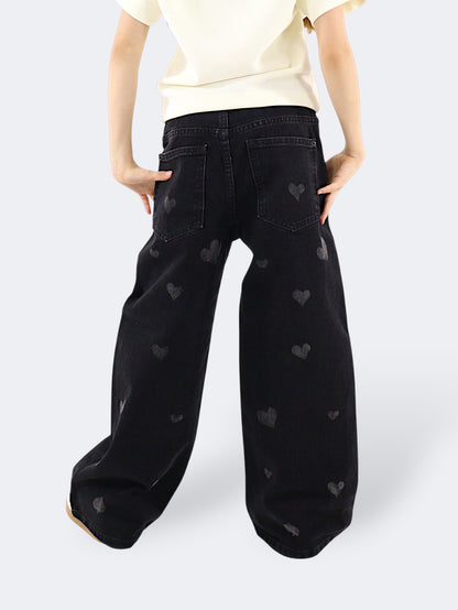 Jeans Wide Leg Brillos