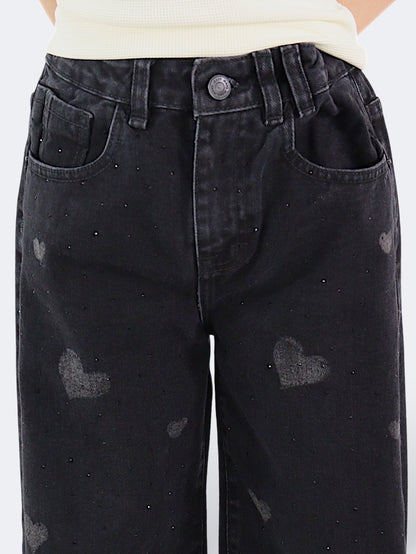 Jeans Wide Leg Brillos