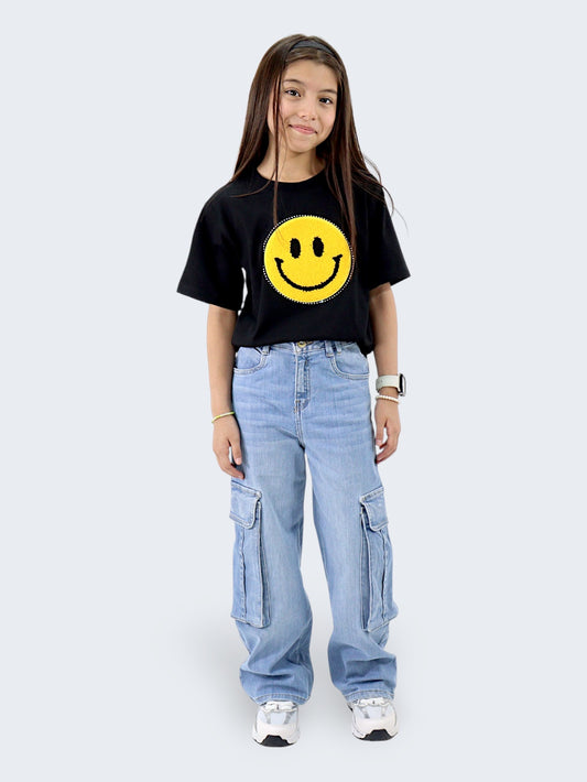 Jeans Wide Leg Cargo