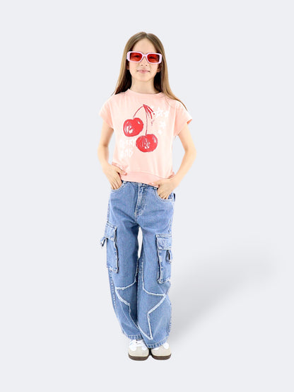 Playera Kimono