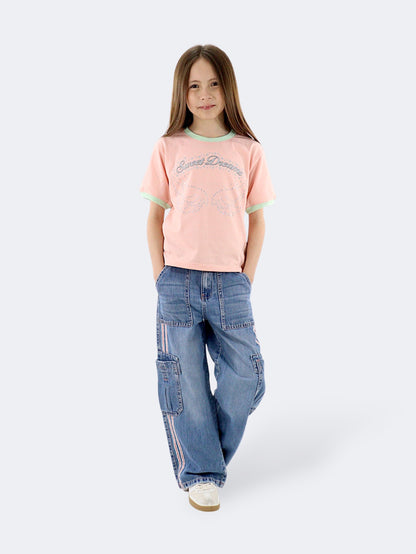 Jeans Wide Leg Cargo