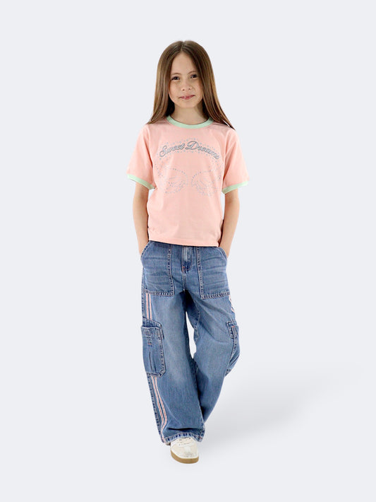 Jeans Wide Leg Cargo