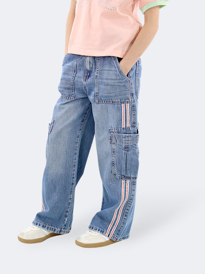 Jeans Wide Leg Cargo