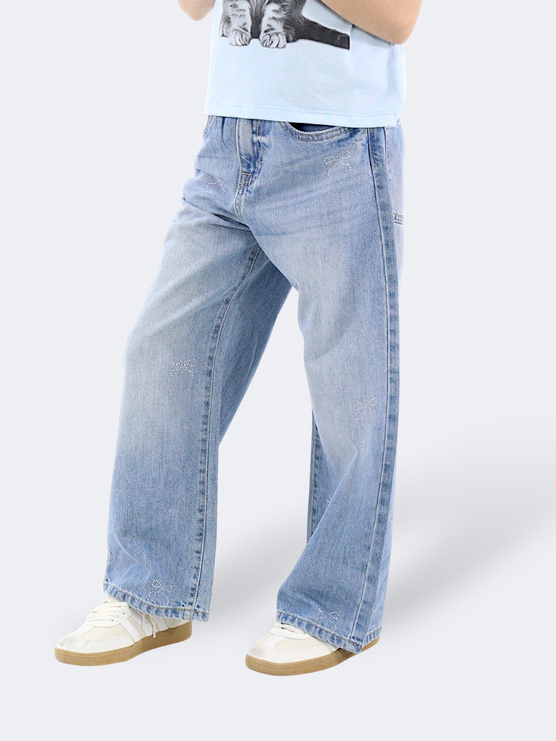 Jeans Wide Leg Brillos