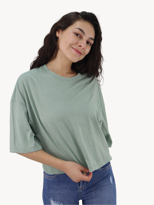 Playera mid size verde