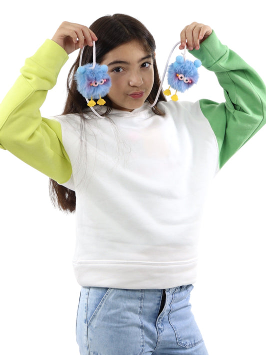 Sudadera de color combinado