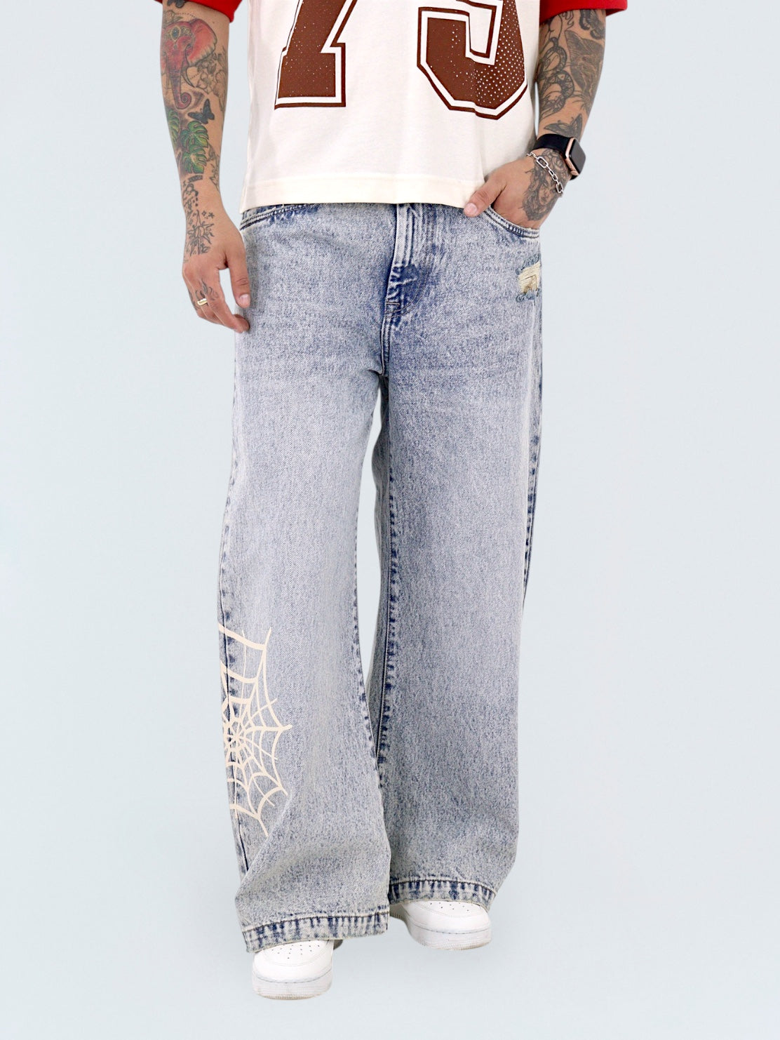 Jeans Barrel Con Snow