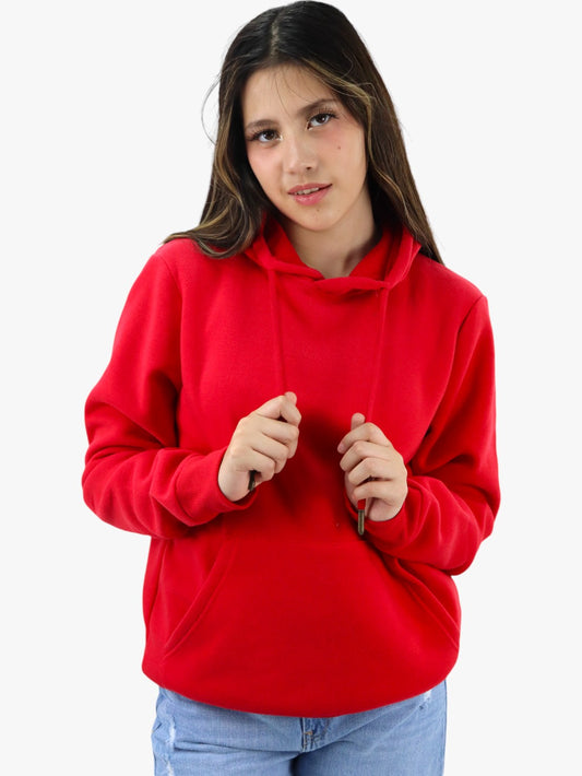 Hoodie unisex rojo
