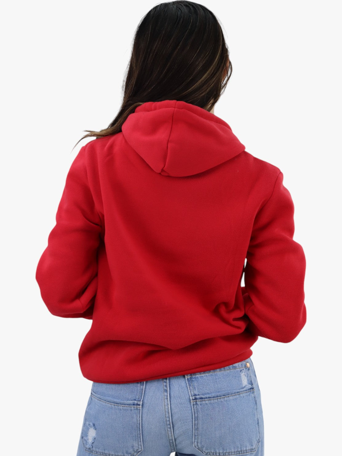 Hoodie unisex rojo