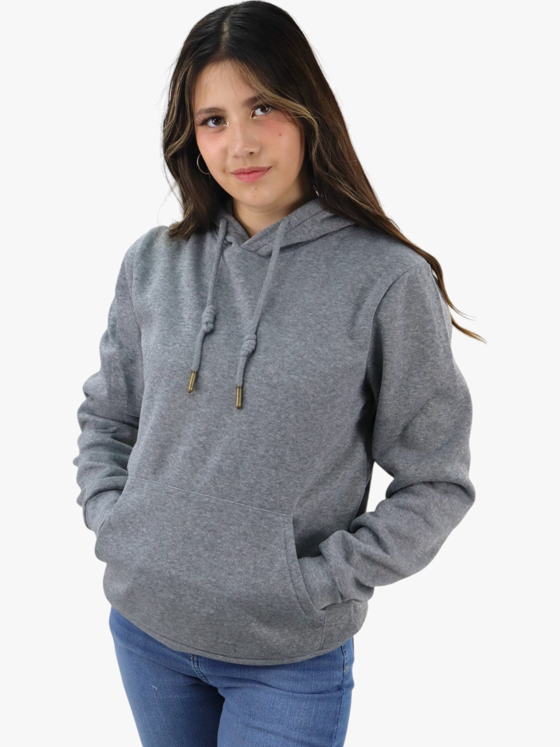 Hoodie unisex gris